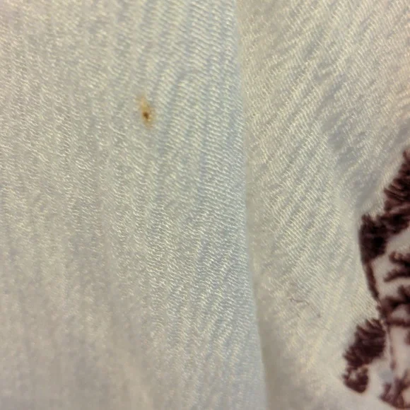 Forever 21 Women's Size US S Open Front Embroidered Detail Boho Top - Picture 7 of 11